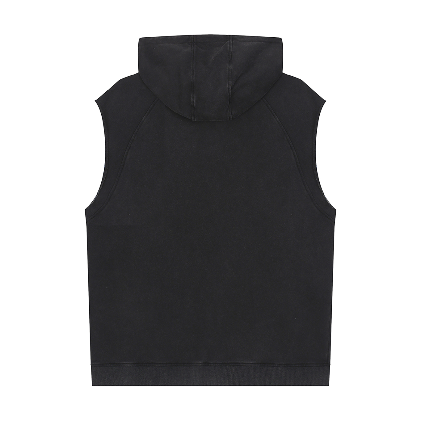Snow Washed Sleeveless Hoodie