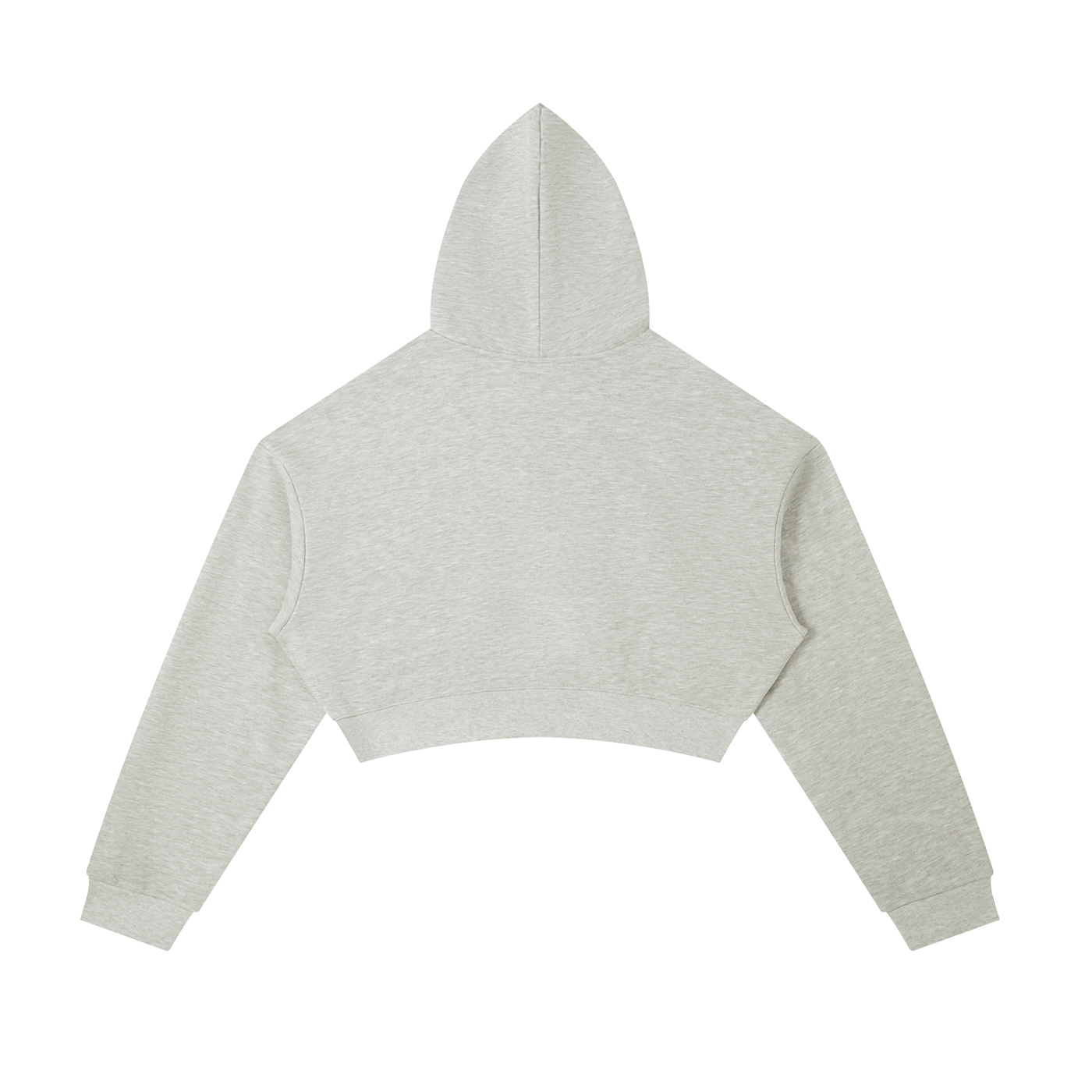 Essential NVISN Cropped Zip-Up Hoodie Dark Colors